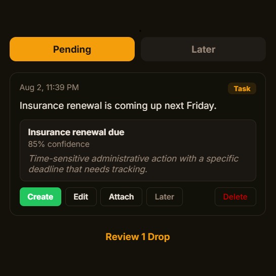 Drop review panel on desktop