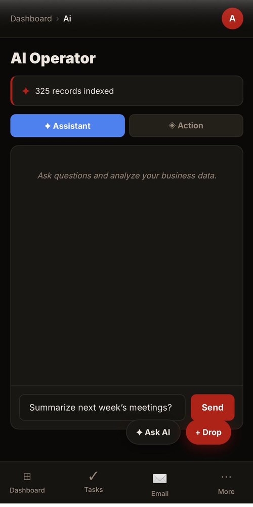 UglyDot mobile AI Operator